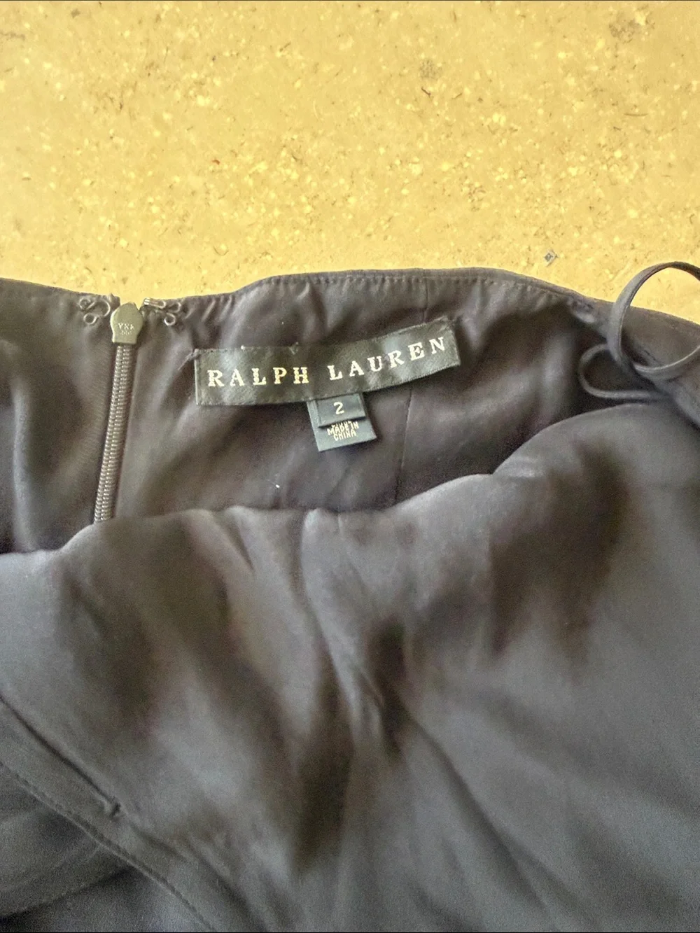 Ralph Lauren Black Label Navy Halter Wrap Romper